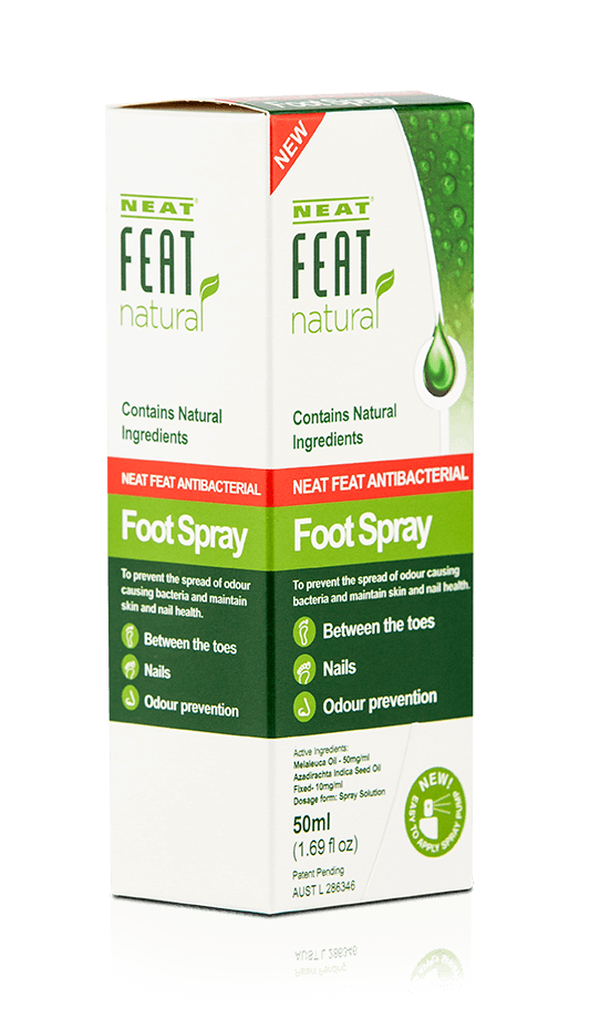 Neat Feat Antibacterial Foot Spray 50ML For Nail Fungus and Athletes Foot - Neat Feat Foot & Body Care