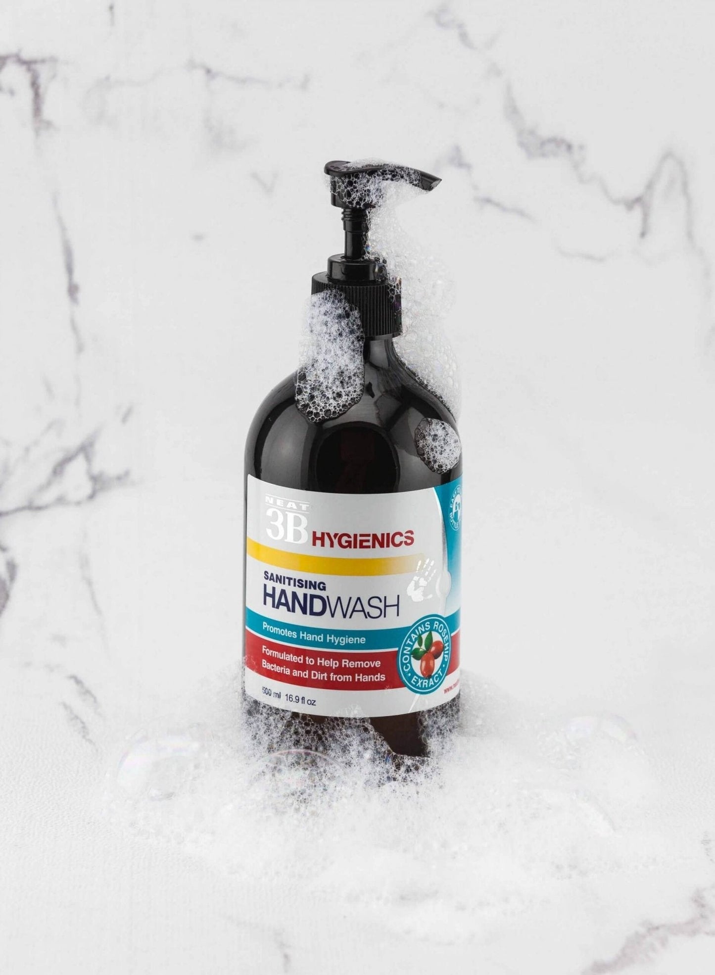 Hygienics Sanitising Handwash 500ml Antibacterial Soap - Neat Feat Foot & Body Care