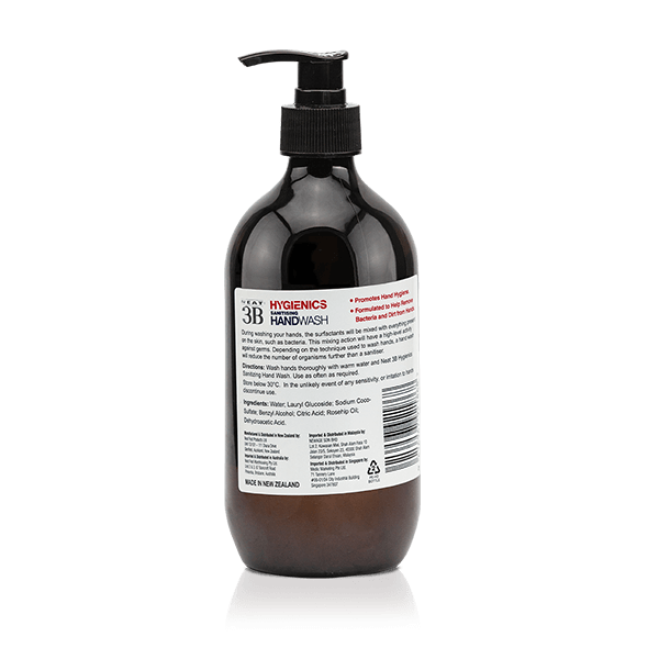 Hygienics Sanitising Handwash 500ml Antibacterial Soap - Neat Feat Foot & Body Care