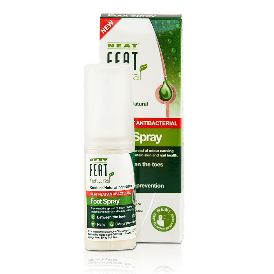 Neat Feat Antibacterial Foot Spray 50ML For Nail Fungus and Athletes Foot - Neat Feat Foot & Body Care