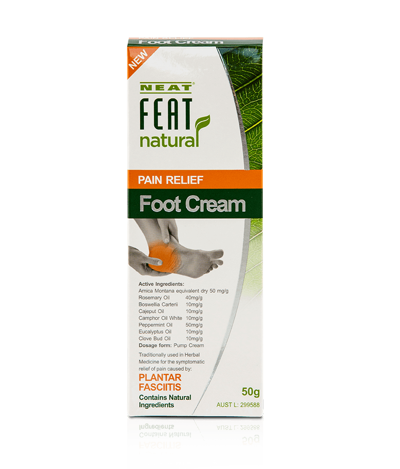 Neat Feat Natural Pain Relief Foot Cream For Sprains, Strains and Bruising - Neat Feat Foot & Body Care