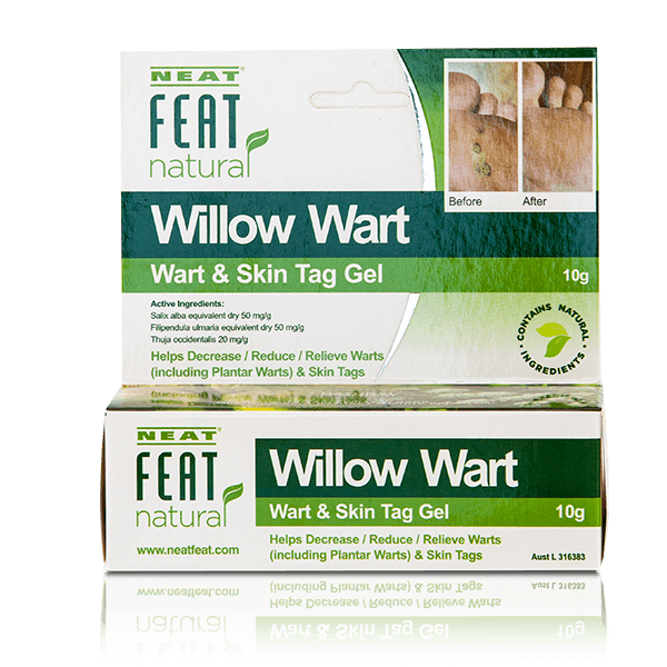 Neat Feat Natural Willow Wart and Skin Tag Gel 10g For Wart Removal - Neat Feat Foot & Body Care