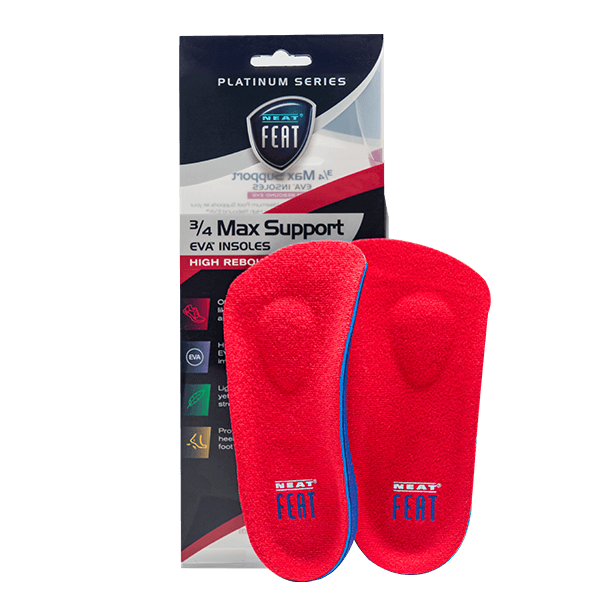 Platinum Series Maximum Foot Support 3/4 Insole - Neat Feat Foot & Body Care