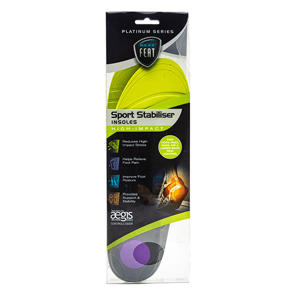 Platinum Series Sport High Impact Stabilizer Insole Improves foot posture  - Neat Feat Foot & Body Care