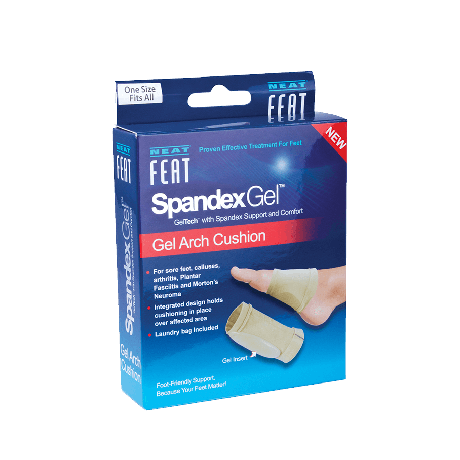 Spandex Gel Arch Cushion For Collapsing Arch - Neat Feat Foot & Body Care